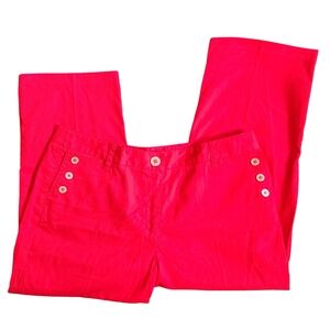 Zac & Rachel Women's Red Capris